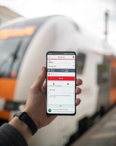 App sử dụng tàu điện tại Nhật